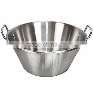 16" Carnitas Cazo Stainless Steel Caso Pot Pan Portable Gas Stove Bunrer Cook thumbnail-6