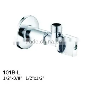 1/2"*3/8" 90 Degree Brass Toilet Water Angle Stop Valve thumbnail-1