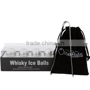 Whisky Ice Balls - Whiskey Chillers Made of Stainless Steel Whiskey Ice Balls thumbnail-3