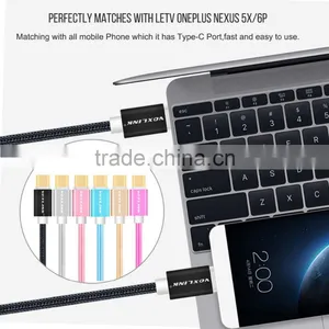 Voxlink Od=3.3mm Fast Charging Gold Plated Usb Type c to Type c Charger Cable Male to Male,0.5m/1m/1.5m/2m/3m Optional thumbnail-4