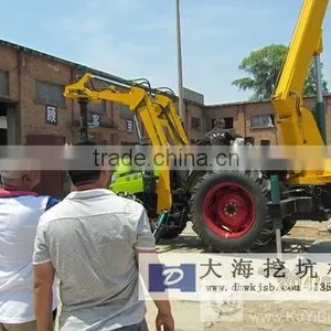 Hydraulic Earth Auger With Crane in Electric Power Facilities thumbnail-5