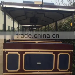 Diesel Power Trackless Tourist Fun Train, Amusement Park Train,Kids Ride Train thumbnail-2