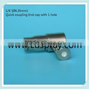 1/4" High Pressure Quick Coupling Slip Lock End Cap Fittings Connectors With 1hole ,2hole,without Hole thumbnail-4