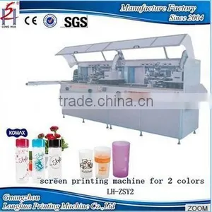 Customize Factory Hot Selling 2 Colors Full-automatic Perfume Glass Bottle Silk Screen Printing Machine thumbnail-1