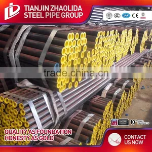 Black Steel Pipe Cold Drawn Carbon Seamless Steel Pipes Best Supplier Tianjin thumbnail-1