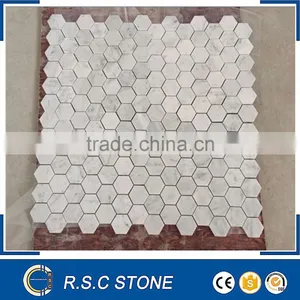 White Marble Mosaic;carrara White Marble Mosaic Tile;carrara White Marble Mosaic thumbnail-1