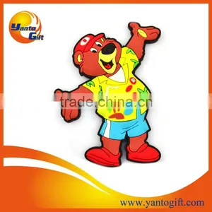 Eco Friendly Cartoon Animal Pvc Fridge Magnet thumbnail-1