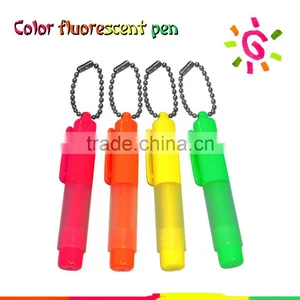 Wholesale Promotional Gift Highlighter Pen With Chain thumbnail-1