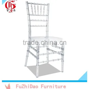 Transprarent Resin Acrylic Plastic Chair Resin Chiavari Chair for Sale thumbnail-1