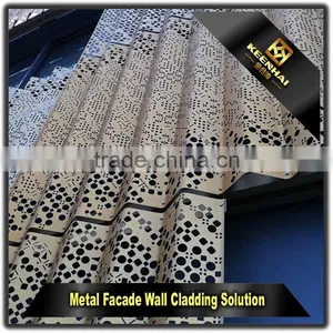Mill Finish Perporated Stainless Steel Sheet Decor Exterior Wall Panel thumbnail-5