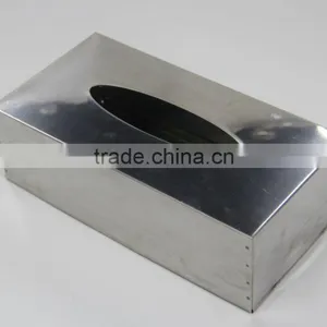 Stainless Steel Tissue Napkin Box thumbnail-3