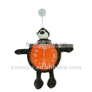 Supply Fashion Plush Animals Wall Clock Small Order thumbnail-1