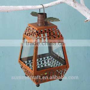 Antique Cast Iron Candle Holder Wind Lights Handmade Candle thumbnail-3