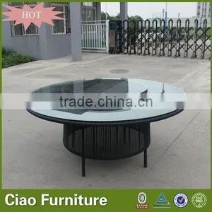 Upscale Rattan Round Table thumbnail-3