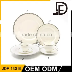 Drinkware Ceramic Porcelain Italian Porcelain Dinnerware, White Italian Dinnerware thumbnail-1