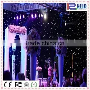 Soft White Black Curtain Stage Decoration Wedding Rgb Led Star Cloth for Party thumbnail-2