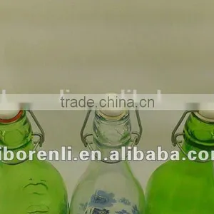 1000ML Round Glass Bottle thumbnail-1