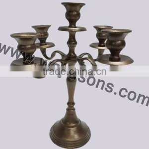 Black Candelabras and Centerpieces & Wedding Floor Black Candelabra thumbnail-1