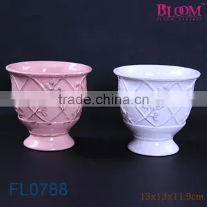 Table Decoration Pot Cup Shape Pot Plant Ceramic Plant Pot thumbnail-1