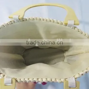 Natural Material Hand Weaving Girl Straw Bag for Sale thumbnail-5