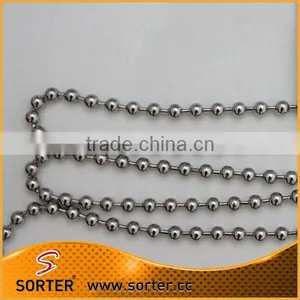 Chains Necklaces Type and Necklaces Jewelry Type Fashion Wholesale Silver Ball Chain Necklace thumbnail-1