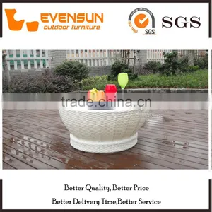 5PC Rattan Material Stacking Sofa Set Patio Wicker Furniture thumbnail-4