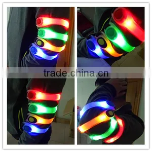 Ultralight Cool Glare Running Armband, Safty and Security Fluorescent Sport LED Armband Super Bright Reflective Led in The Night thumbnail-1