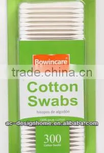 300 PCS 7.75CM/3" PAPER STICK COTTON SWABS thumbnail-1