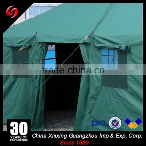 Canvas or Polyester or Nylon PVC Waterproof Coating 10 Men People Military Tent for Sale Size 6*4.8 Customzide Size thumbnail-2