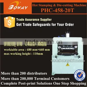 PHC-458-20T PVC Overlay Pneumatic Hot Foil Stamping Machine thumbnail-1