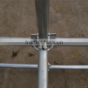 Safty Hot Dip Galvanized O.D.48.3mm China Metal Ringlock Scaffolding System thumbnail-1