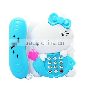 Hot Wholesale Educational Toy Plastic Battery Operated Cartoon Phone Toy for Kids thumbnail-1