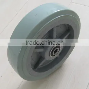 8"*2 Hand Truck Rubber Solid Wheel thumbnail-3