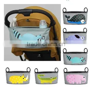 New Cute Cartoon Stroller Storage Bag Accessories Diaper Buggy Pouch Organizer thumbnail-5