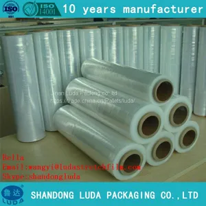 Factory Wholesale Anti Tear Transparent PE Plastic Packaging Stretch Wrap Film Roll thumbnail-4