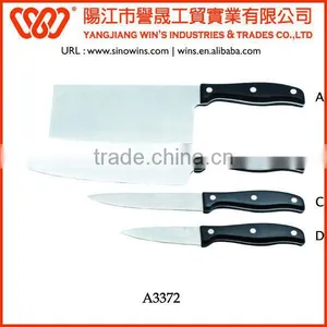 4 Pieces High Quality Choper Knife Set With pp Handle thumbnail-1