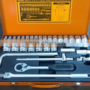 32pcs 1/2"Dr.Socket Wrench Set thumbnail-1