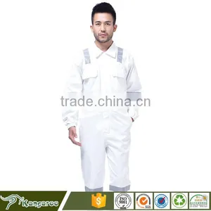 European Two Piece Painters White Overalls Work thumbnail-1
