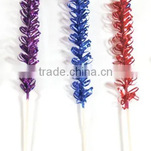 Party Decorative Foil Flower Picks thumbnail-1