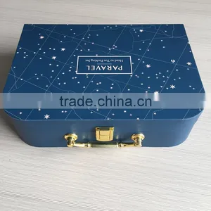 Classical White Children Memory Gift Suitcase Box With Handle thumbnail-5