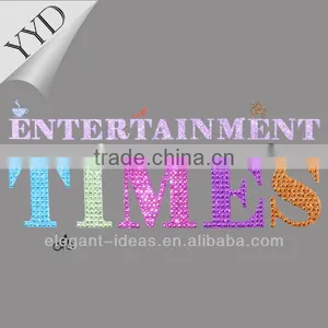 TIMES Transfer Motif With Glitter and Studs T-shirt Heat Transfer thumbnail-1