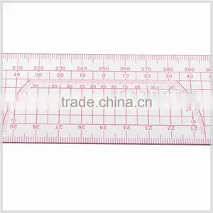 Kearing Brand Transplant Flexible 5*50cm Plastic Sandwich Line Garment Ruler for Sewing Design#8004 thumbnail-5