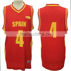 Man Red Basketball Shirt for Customers thumbnail-1