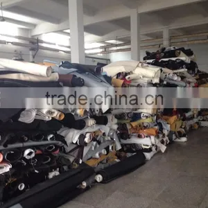 China PVC Sponge Leather C Grade Stock Lot For Sofa thumbnail-3