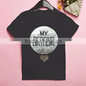 Baby Romper Birthday Print (gliiter, Color). no Minimum Quantity Required! 3days Ready to Send. thumbnail-1