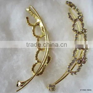 Ear Lobe Cover EARRINGS Bollywood Style thumbnail-2