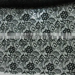 Machine Crochet Cotton Lace Fabric With 120cm Width thumbnail-2
