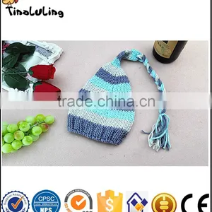 2017 New Fashion NPT68 Tinaluling Newborn Baby Blue Woolen Photography Props thumbnail-3