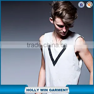 2015 New Custom Design Wholesale Men Tank Tops thumbnail-3