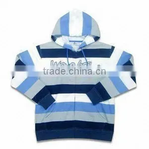 Infant Long-sleeved T-shirt With Hood, Made of 280g Cotton Fleece thumbnail-1